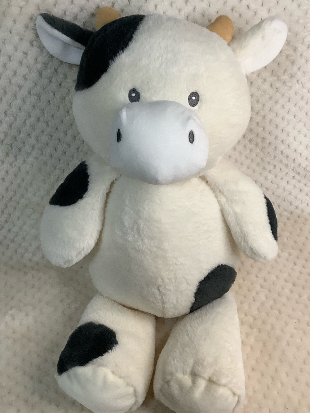 Kellytoy Plush Cow Stuffed Animal Toy Cream and Black 🐮